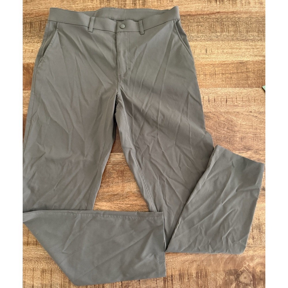 Outdoor Voices Performance Pants Olive Green Stretch Travel Golf Men's L